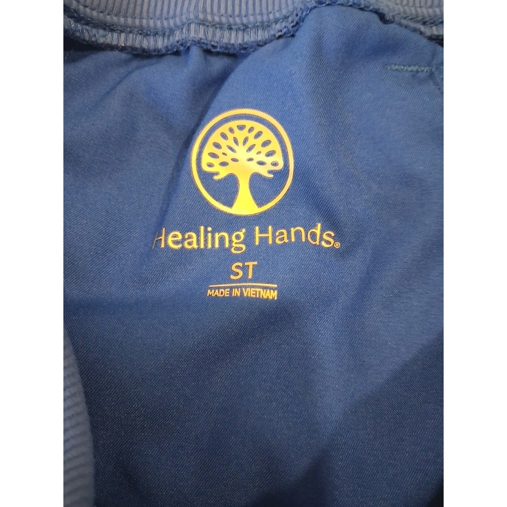 Healing Hands Scrub Bottoms Womens Size Small Tall Joggers Uniform Medical - Picture 9 of 11